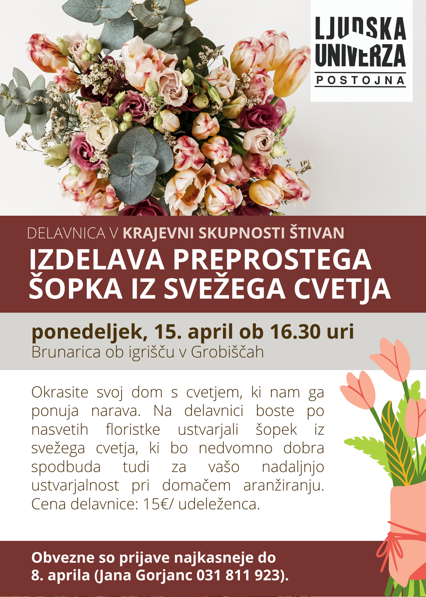 ks štivan _ šopek svežega cvetja